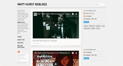 Desktop Screenshot of matthurst.com