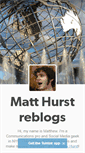 Mobile Screenshot of matthurst.com